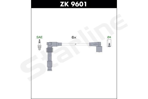 StarLine ZK 9601 Przewody wysokiego napięcia, komplet ZK9601: Dobra cena w Polsce na 2407.PL - Kup Teraz!