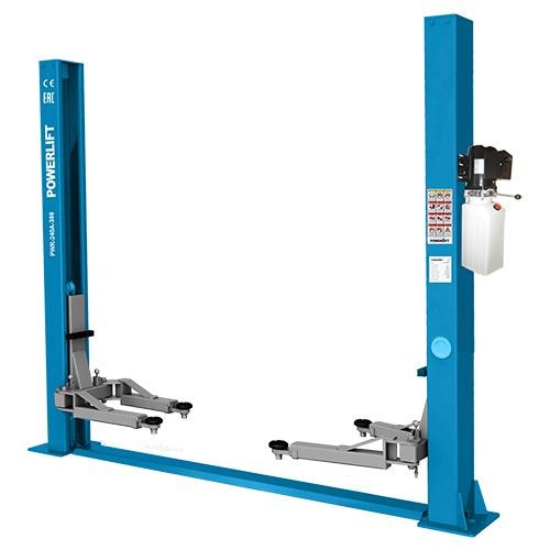 Powerlift PWR-240A-380 2-post lift 4 t with lower synchronization 380V PWR240A380: Buy near me in Poland at 2407.PL - Good price!