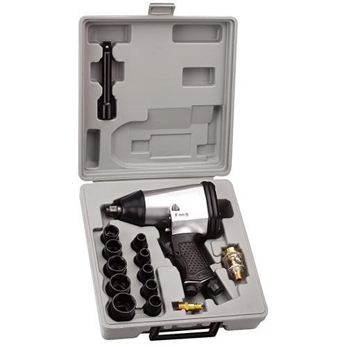 Airkraft AT-5004SG Pneumatic impact wrench with tool set 1/2", heads 9-27 mm, 17 units AT5004SG: Buy near me in Poland at 2407.PL - Good price!