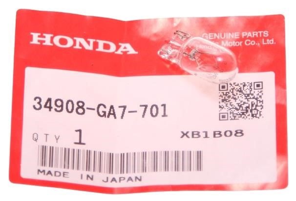 Honda 34908-GA7-701 Żarówka halogenowa 12V 34908GA7701: Dobra cena w Polsce na 2407.PL - Kup Teraz!