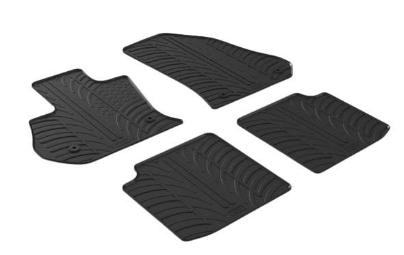 GledRing 0581 Interior mats GledRing rubber black for Fiat 500l (2013-) 0581: Buy near me in Poland at 2407.PL - Good price!