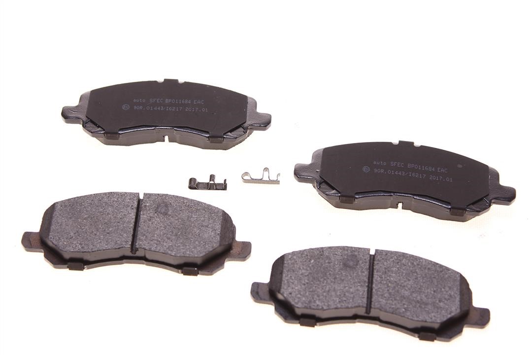 Sfec BP011684 Brake Pad Set, disc brake BP011684: Buy near me at 2407.PL in Poland at an Affordable price!
