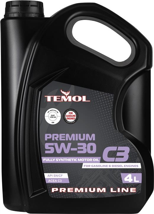 TEMOL T-PC3_5W30-4L Engine oil TEMOL Premium 5W-30, 4L TPC35W304L: Buy near me at 2407.PL in Poland at an Affordable price!