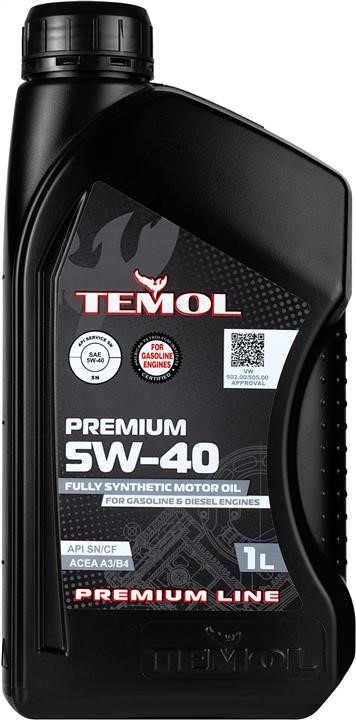 TEMOL T-P5W40-1L Motoröl TEMOL Premium 5W-40, 1L TP5W401L: Kaufen Sie zu einem guten Preis in Polen bei 2407.PL!