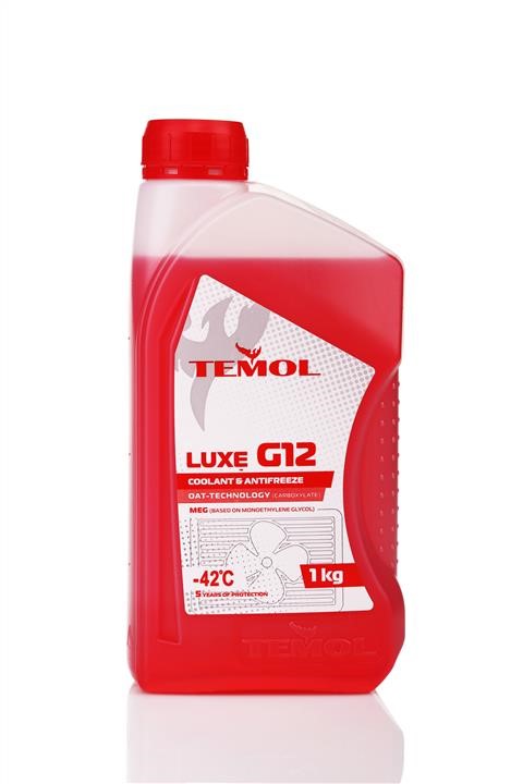 TEMOL T-LG12R-1L Antifreeze TEMOL LUXE G12 red, ready for use -39, 1l TLG12R1L: Buy near me in Poland at 2407.PL - Good price!