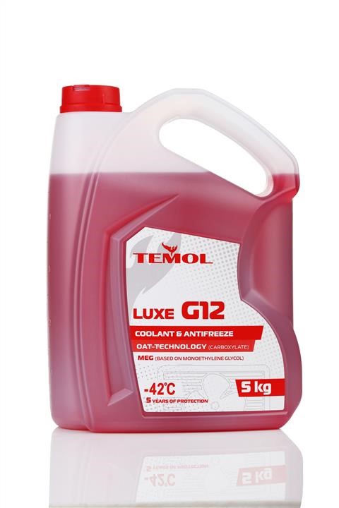 TEMOL T-LG12R-5L Антифриз TEMOL LUXE G12 красный, готовый к применению -39, 5л TLG12R5L: Отличная цена - Купить в Польше на 2407.PL!