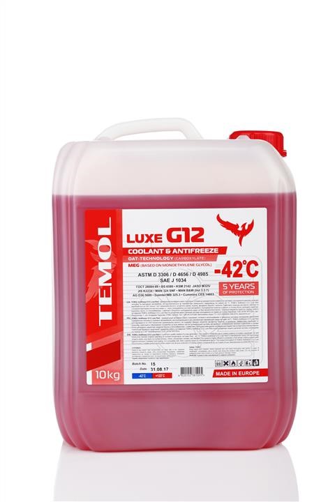 TEMOL T-LG12R-10L Antifreeze TEMOL LUXE G12 red, ready for use -39, 10l TLG12R10L: Buy near me in Poland at 2407.PL - Good price!