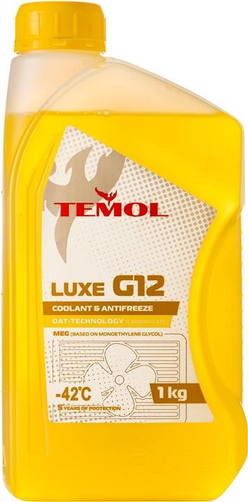 TEMOL T-LG12Y-1L Antifreeze TEMOL LUXE G12 yellow, ready for use -39, 1l TLG12Y1L: Buy near me in Poland at 2407.PL - Good price!