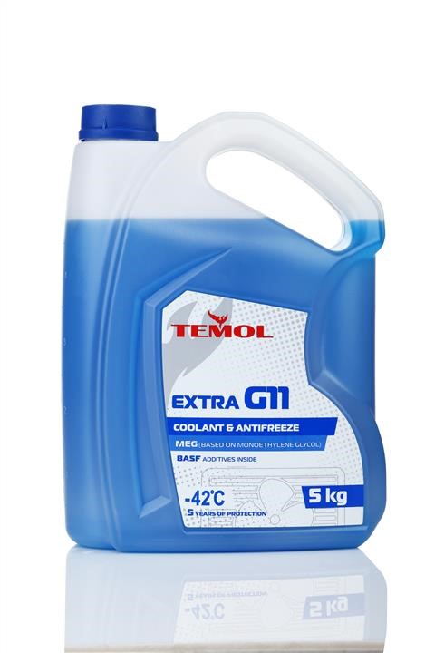 TEMOL T-EG11B-5L Antifreeze TEMOL EXTRA G11 blue, ready for use -39, 5l TEG11B5L: Buy near me in Poland at 2407.PL - Good price!