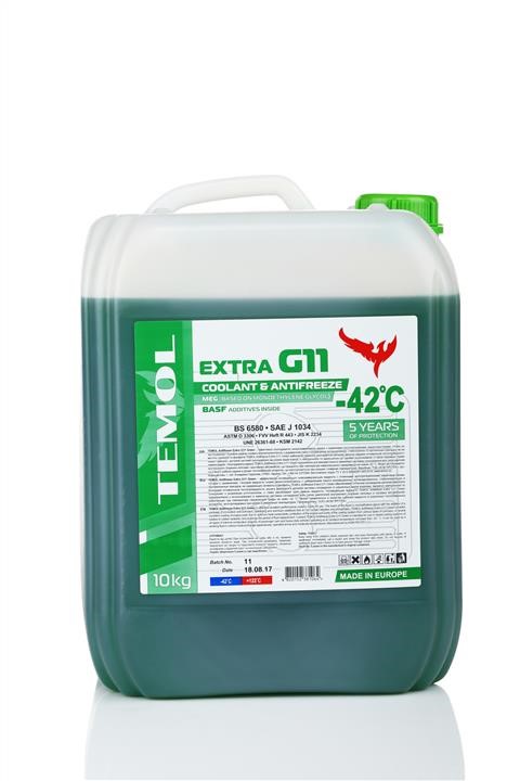 TEMOL T-EG11G-10L Antifreeze TEMOL EXTRA G11 green, ready for use -39, 10l TEG11G10L: Buy near me at 2407.PL in Poland at an Affordable price!