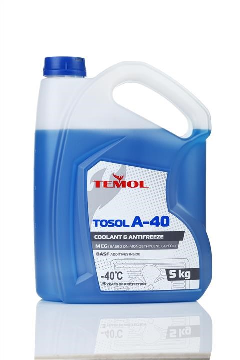 TEMOL T-A40-5L Антифриз TEMOL ТОСОЛ А-40 синій готовий до застосування -40, 5л TA405L: Приваблива ціна - Купити у Польщі на 2407.PL!