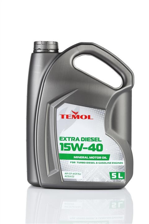 TEMOL T-ED15W40-5L Моторное масло TEMOL Extra Diesel 15W-40, 5л TED15W405L: Отличная цена - Купить в Польше на 2407.PL!