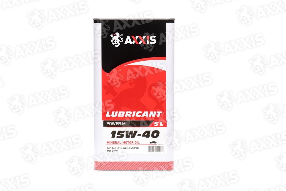 AXXIS 48021286121 Engine oil AXXIS Power M 15W-40, 5L 48021286121: Buy near me at 2407.PL in Poland at an Affordable price!