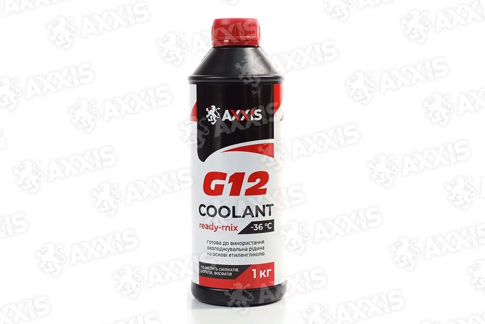AXXIS 48021295614 Антифриз AXXIS RED G12 Сoolant Ready-Mix -36°C, 1кг 48021295614: Отличная цена - Купить в Польше на 2407.PL!