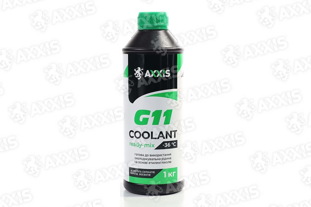 AXXIS 48021295617 Antifreeze AXXIS GREEN G11 Сoolant Ready-Mix -36°C, 1kg 48021295617: Buy near me in Poland at 2407.PL - Good price!