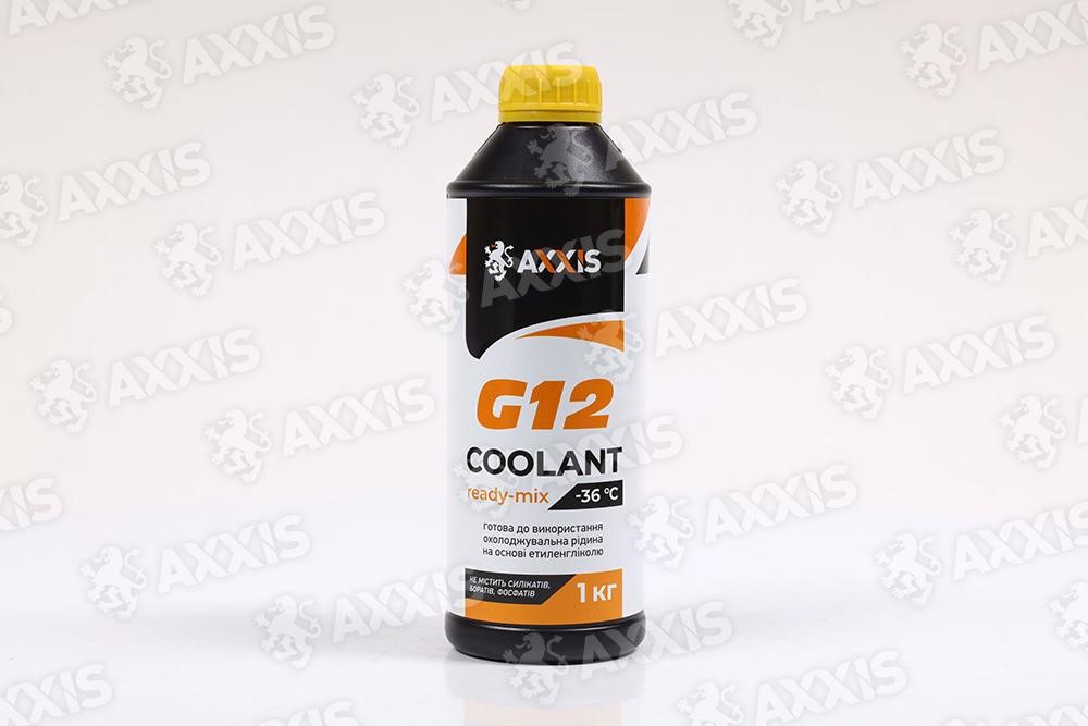 AXXIS 48021295620 Antifreeze AXXIS YELLOW G12 Сoolant Ready-Mix -36°C, 1kg 48021295620: Buy near me in Poland at 2407.PL - Good price!