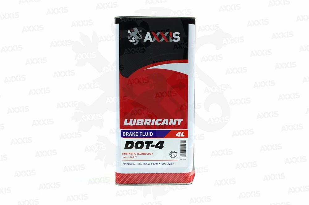 AXXIS 48021162911 Brake Fluid DOT 4, 4 liters 48021162911: Buy near me in Poland at 2407.PL - Good price!
