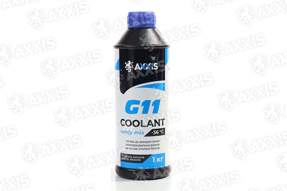 AXXIS 48021295623 Antifreeze AXXIS BLUE G11 Сoolant Ready-Mix -36°C, 1kg 48021295623: Buy near me in Poland at 2407.PL - Good price!