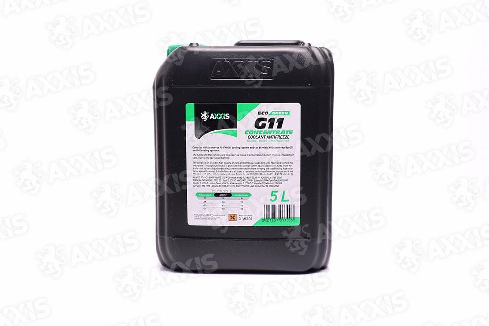 AXXIS 48021237017 Antifreeze AXXIS GREEN G11 ECO-80C concentrate, 5l 48021237017: Buy near me in Poland at 2407.PL - Good price!