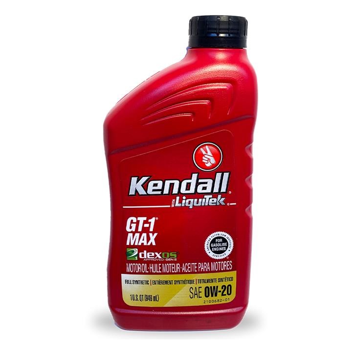 Kendall 1081227 Engine oil Kendall GT-1 Max 0W-20, 0,946L 1081227: Buy near me in Poland at 2407.PL - Good price!