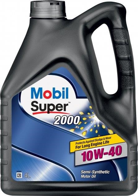 Mobil 152050 Engine oil Mobil Super 2000 x1 10W-40, 4L 152050: Buy near me in Poland at 2407.PL - Good price!