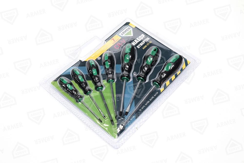 Armer ARM-ST-42 A set of screwdrivers 7 items ARMST42: Buy near me in Poland at 2407.PL - Good price!
