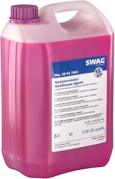 SWAG 30 93 7401 Антифриз-концентрат G12++ ANTIFREEZE, фиолетовый, 5 л 30937401: Отличная цена - Купить в Польше на 2407.PL!