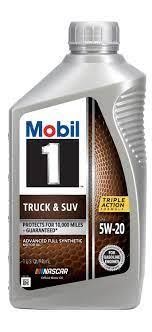 Mobil 124574 Engine oil Mobil 1 Truck & SUV 5W-20, 0,946L 124574: Buy near me in Poland at 2407.PL - Good price!