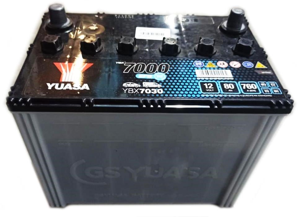 Yuasa YBX7030 Battery Yuasa YBX7000 EFB Start-Stop Plus 12V 80AH 760A(EN) R+ YBX7030: Buy near me in Poland at 2407.PL - Good price!