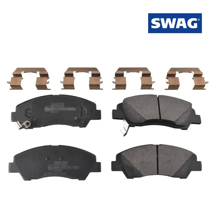 SWAG 33 10 7143 Brake Pad Set, disc brake 33107143: Buy near me in Poland at 2407.PL - Good price!