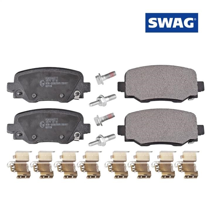 SWAG 33 10 6412 Brake Pad Set, disc brake 33106412: Buy near me in Poland at 2407.PL - Good price!