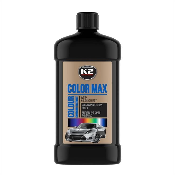 K2 K025CA Shading polishing wax K2 COLOR MAX, black, 500ml K025CA: Buy near me in Poland at 2407.PL - Good price!