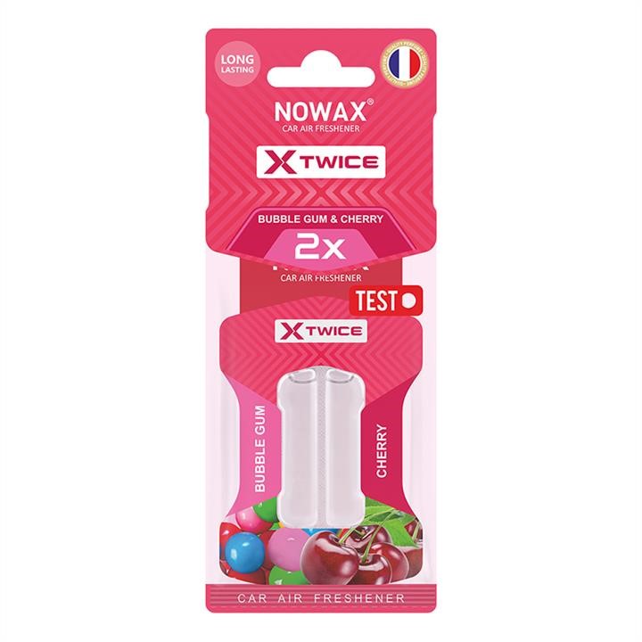 Nowax NX00151 Doppelkapsel-Lufterfrischer Nowax X Twice - Bubble Gum & Cherry NX00151: Kaufen Sie zu einem guten Preis in Polen bei 2407.PL!