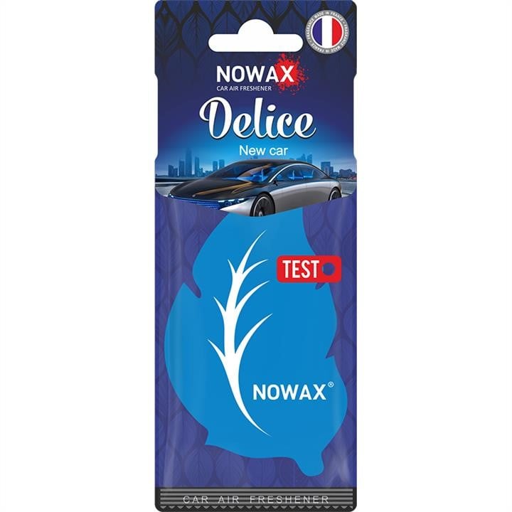 Nowax NX00082 Ароматизатор воздуха целлюлозный Nowax серия Delice - New Car NX00082: Отличная цена - Купить в Польше на 2407.PL!