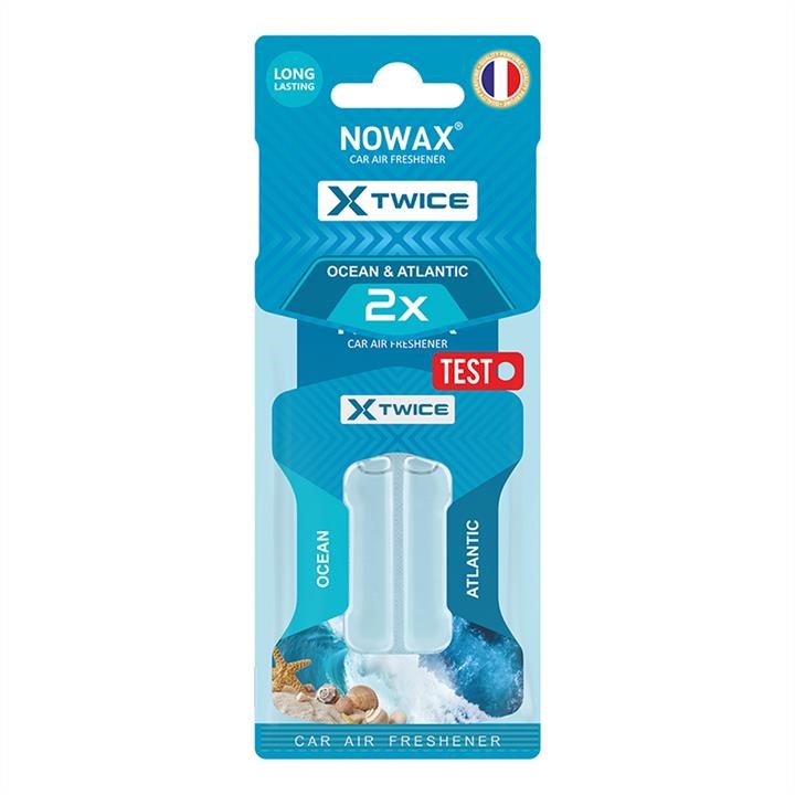 Nowax NX00149 Double capsule air freshener Nowax X Twice - Atlantic & Ocean NX00149: Buy near me at 2407.PL in Poland at an Affordable price!