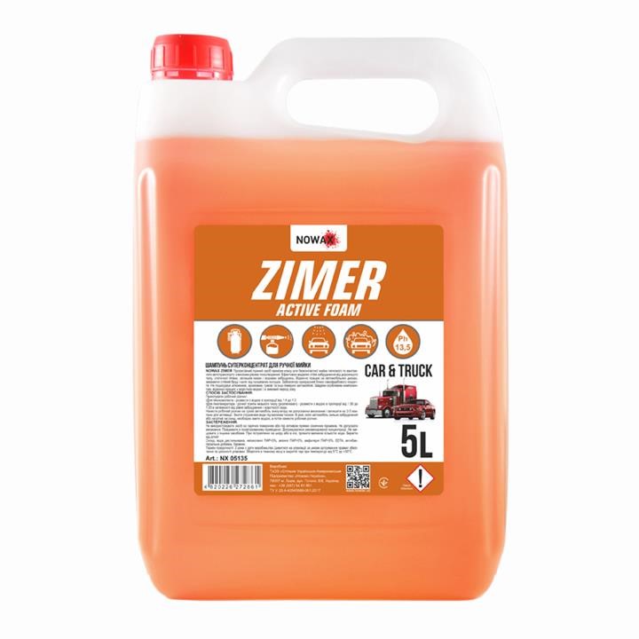 Nowax NX05135 Aktywna piana Nowax Zimer Active Foam superkoncentrat do mycia bezdotykowego, 5L NX05135: Dobra cena w Polsce na 2407.PL - Kup Teraz!