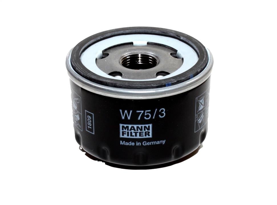 Mann-Filter W 75/3 Масляный фильтр W753: Купить в Польше - Отличная цена на 2407.PL!