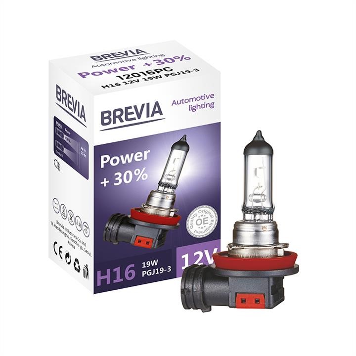 Brevia 12016PC Halogen lamp Brevia H16 12V 19W PGJ19-3 Power +30% CP 12016PC: Buy near me in Poland at 2407.PL - Good price!