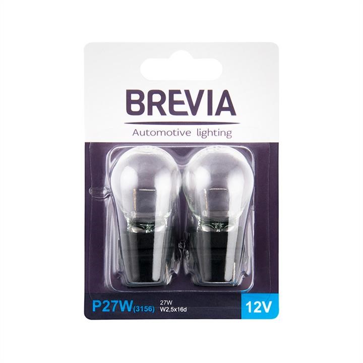 Brevia 12338B2 Incandescent lamp Brevia P27W 12V 27W W2.5x16q Transparent 2 pcs. 12338B2: Buy near me in Poland at 2407.PL - Good price!