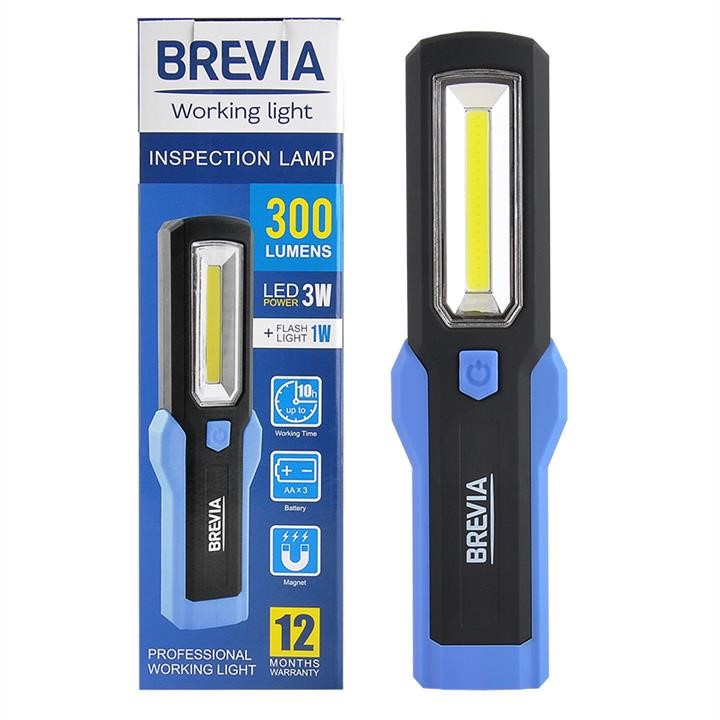 Brevia 11440 Latarnia inspekcyjna Brevia LED 3W COB+1W LED 300lm, IP20, IK05,3xAA 11440 11440: Dobra cena w Polsce na 2407.PL - Kup Teraz!