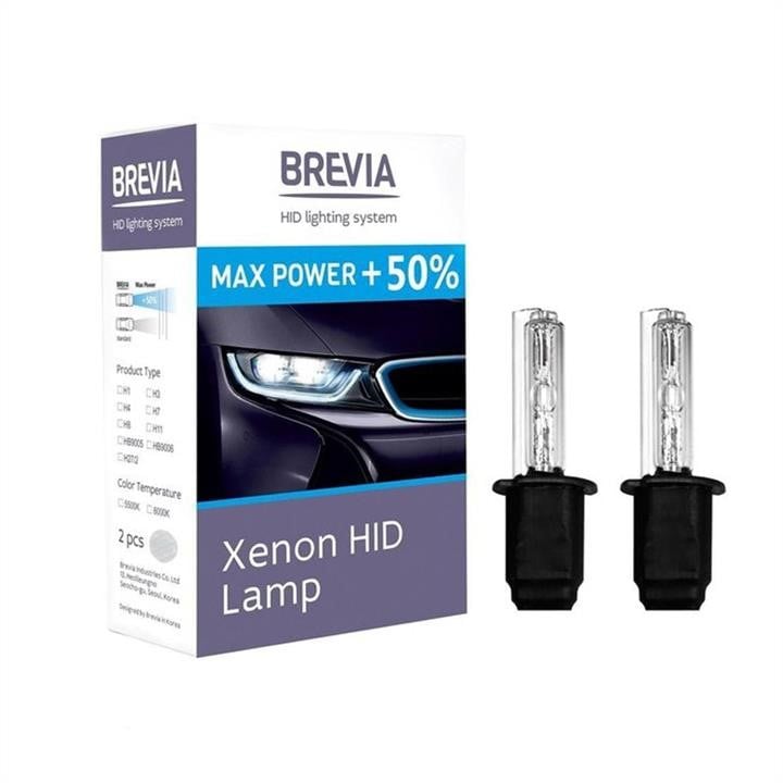 Brevia 12343MP Lampa ksenonowa Brevia H3 +50%, 4300K, 85V, 35W PK22s KET, 2 pcs. 12343MP: Dobra cena w Polsce na 2407.PL - Kup Teraz!