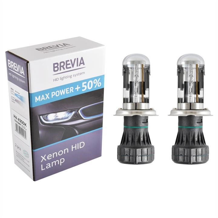 Brevia 12443MP Bi-Xenon lamp Brevia H4 +50%, 4300K, 85V, 35W P43t-38 KET, 2 pcs. 12443MP: Buy near me at 2407.PL in Poland at an Affordable price!