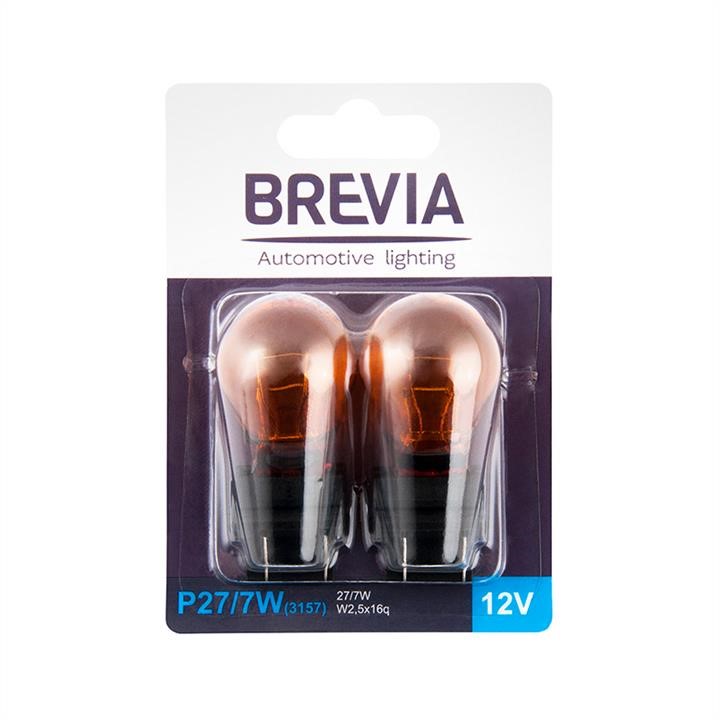 Brevia 12340B2 Incandescent lamp Brevia P27/7W 12V 27/7W W2.5x16q Orange 2 pcs. 12340B2: Buy near me in Poland at 2407.PL - Good price!