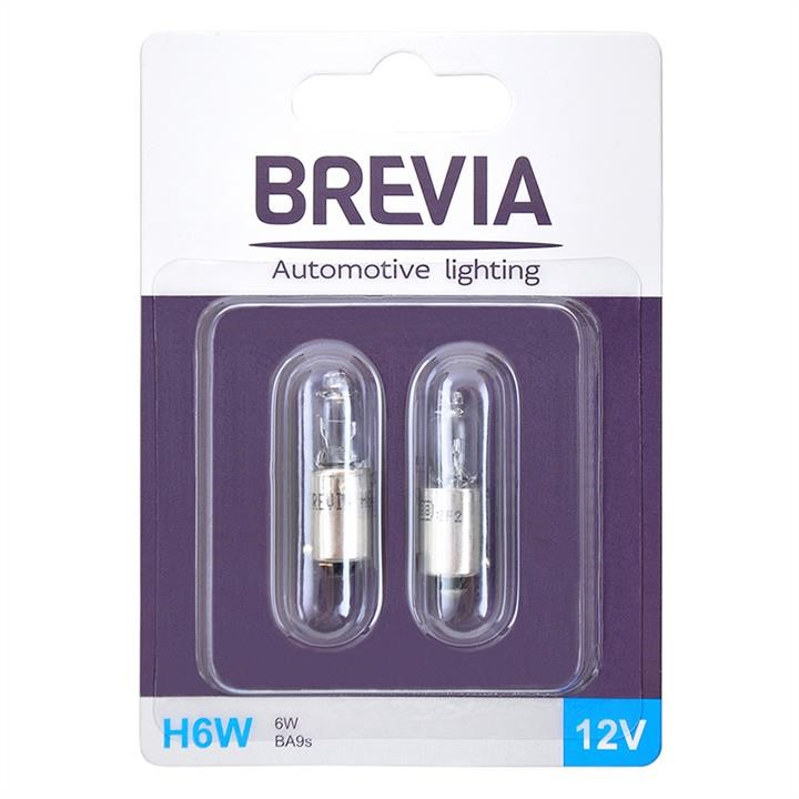 Brevia 12332B2 Лампа розжарювання Brevia H6W 12V 6W BA9s 2шт 12332B2: Купити у Польщі - Добра ціна на 2407.PL!