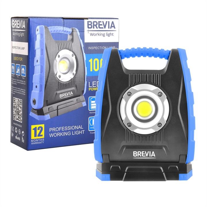 Brevia 11410 Professional inspection lamp Brevia LED 10W COB 1000lm 4400mAh Power Bank, type-C 11410: Buy near me in Poland at 2407.PL - Good price!