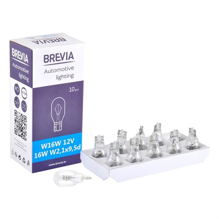 Brevia 12333C Incandescent lamp Brevia W16W 12V 16W W2,1x9,5d CP, 10 pcs. 12333C: Buy near me in Poland at 2407.PL - Good price!