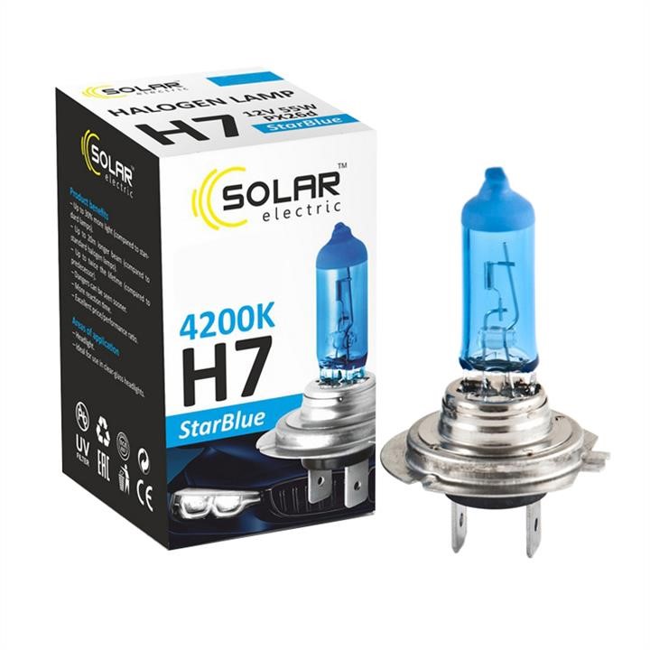 Solar 1247S2 Halogen lamp Solar H7 12V 55W PX26d StarBlue 4200K, SET 1247S2: Buy near me in Poland at 2407.PL - Good price!