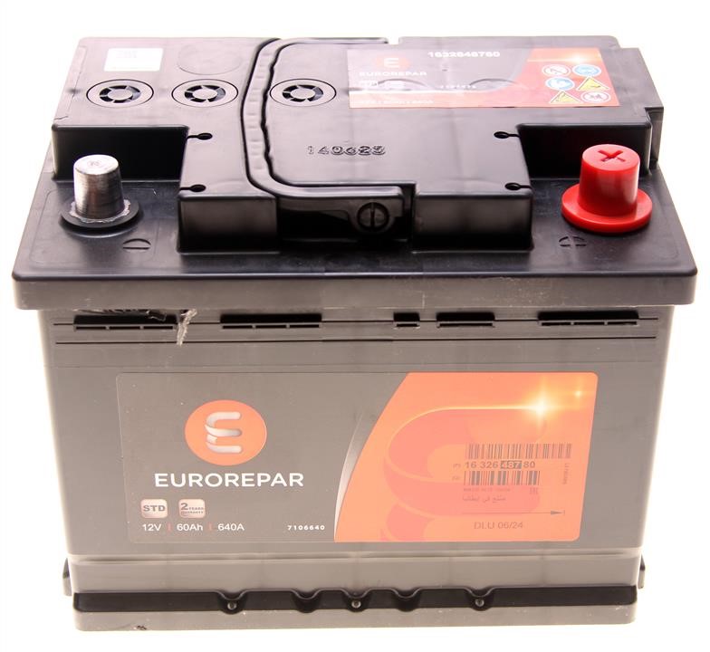 Battery Eurorepar Star-Stop EFB 12V 60AH 640A(EN) R+ - 1620012480 Eurorepar  -  Store