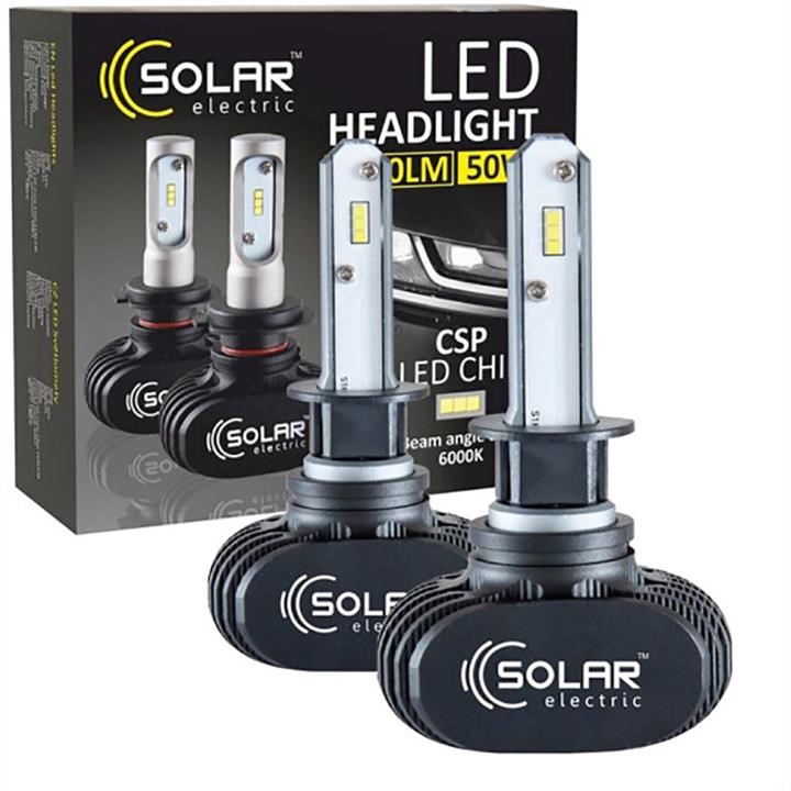 Solar 8601 Лампа светодиодная Solar Canbus H1 12-24V 6500K 6000Lm 50W Cree Chip 8601: Отличная цена - Купить в Польше на 2407.PL!