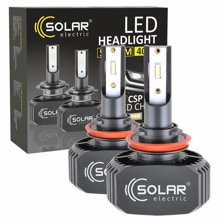 Solar 8211 LED Lamp Solar H11 12-24V 6000K 5000Lm 40W CSP1860 2 pcs 8211: Buy near me in Poland at 2407.PL - Good price!